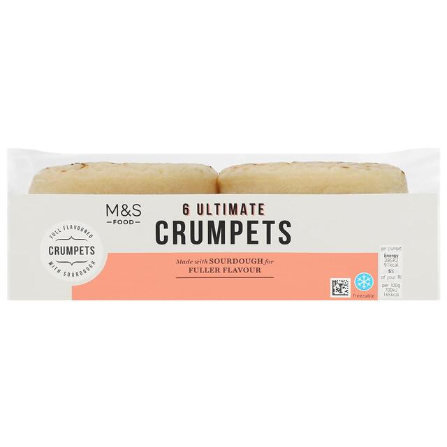 M&S Ultimate Crumpets   6 per pack