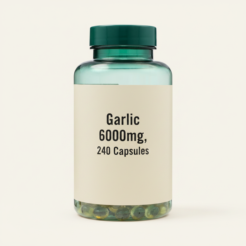 Holland & Barrett High Strength Garlic Capsules 240 Count - British product