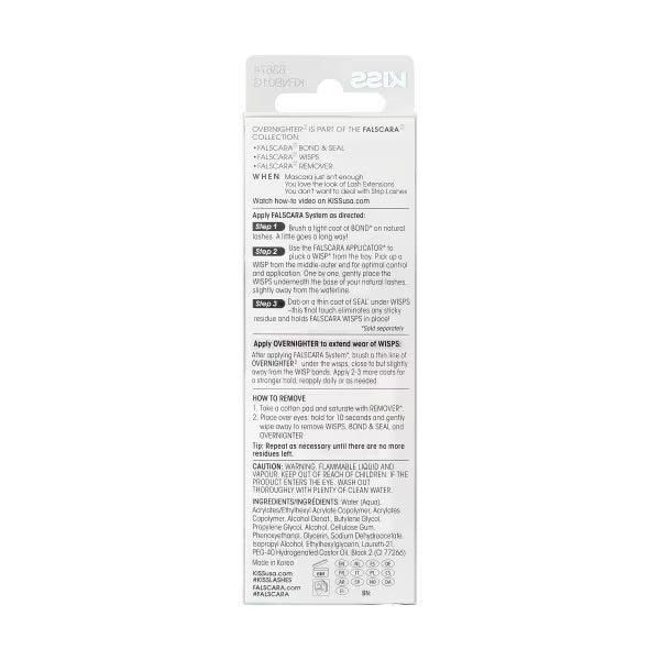Kiss Falscara Overnighter eyelash adhesive glue 5.2g - British product