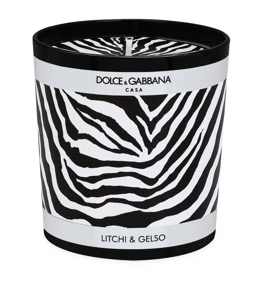 Dolce&Gabbana porcelain lychee and mulberry candle 250g - British product