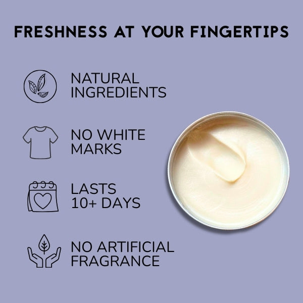 Natural Deo Co deodorant cream lavender 10g mini (British brand)