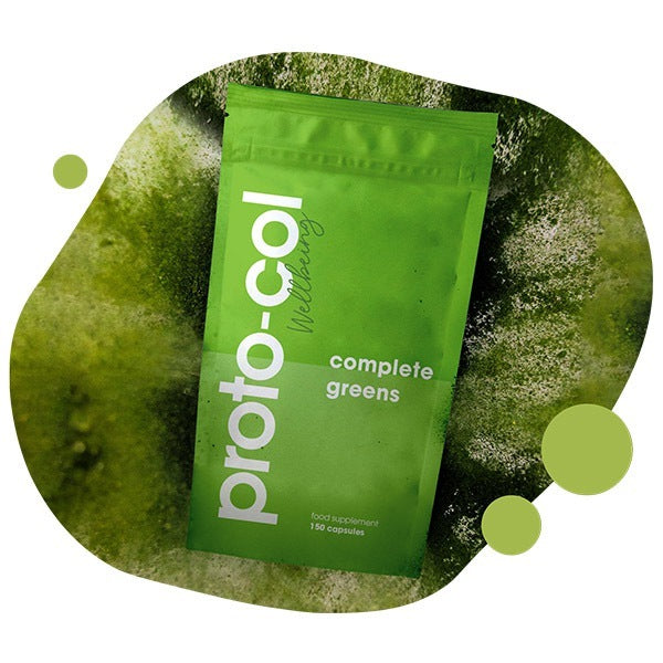 Proto-col Complete Greens 150 capsules, imported from the UK