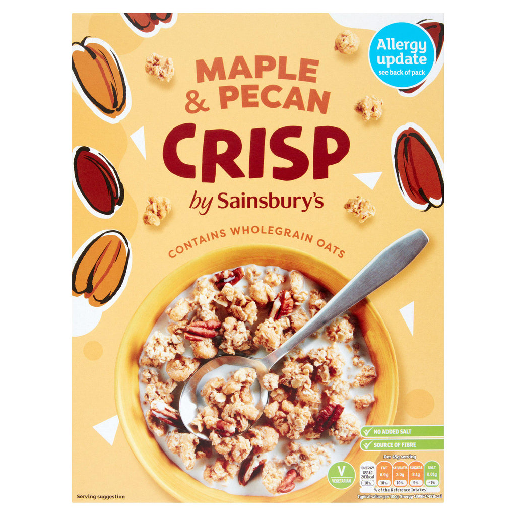 Sainsbury's Maple & Pecan Crisp Cereal 500g