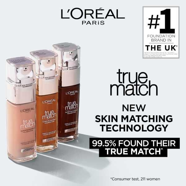 L'Oreal Paris True Match Liquid Foundation 3.5D Warm GOODS Superdrug   