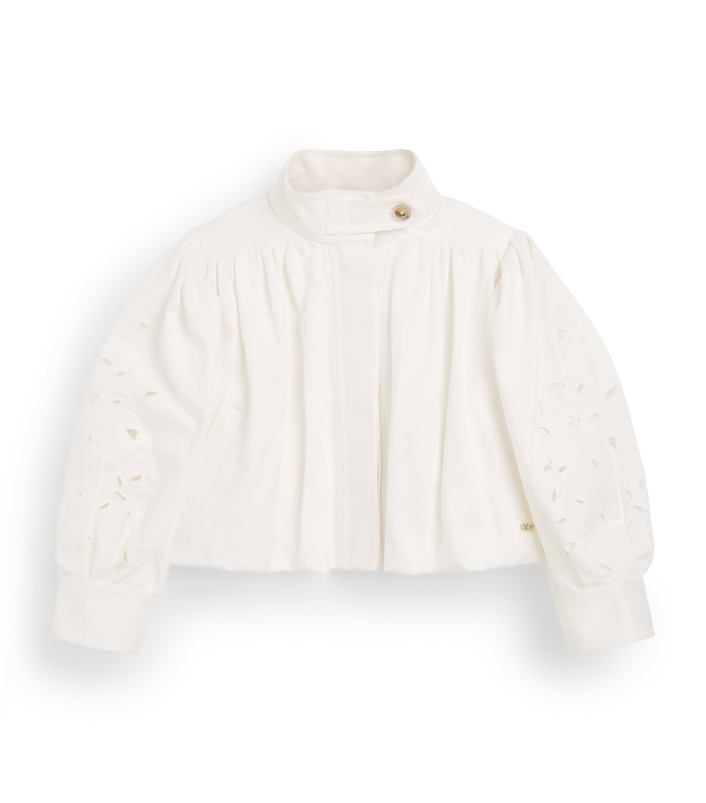 Chloé Kids embroidered denim jacket 4-14 years - British product