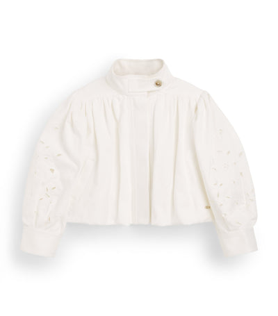 Chloé Kids Jeansjacke mit Stickerei (4-14 Jahre)
