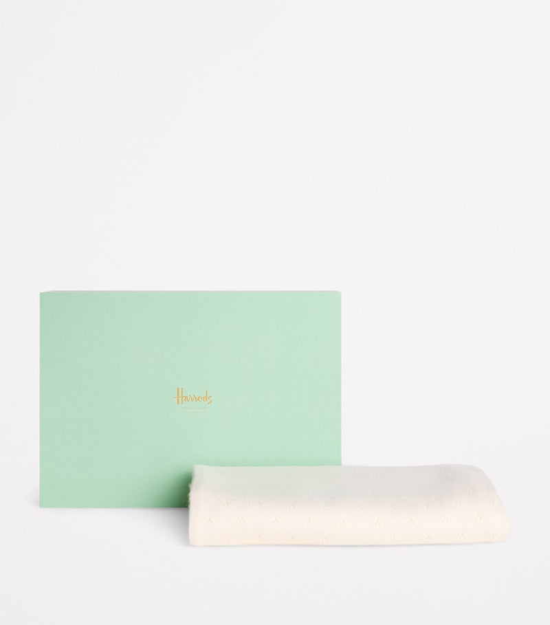Harrods cashmere shawl baby shower gift, UK version