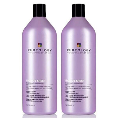 Superdrug Pureology Hydrate Sheer Shampoo Double Pack 2 x 1000ml- Buy online at McGrocer