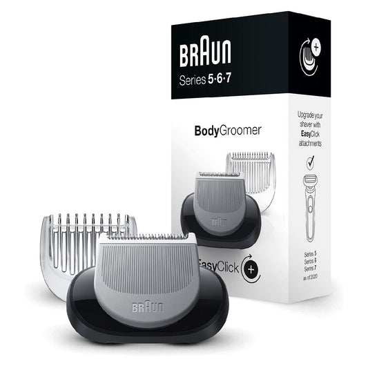 Braun EasyClick Body Groomer Attachment for Series 5, 6 and 7 Electric Shaver (New Generation) Men's Toiletries Boots   