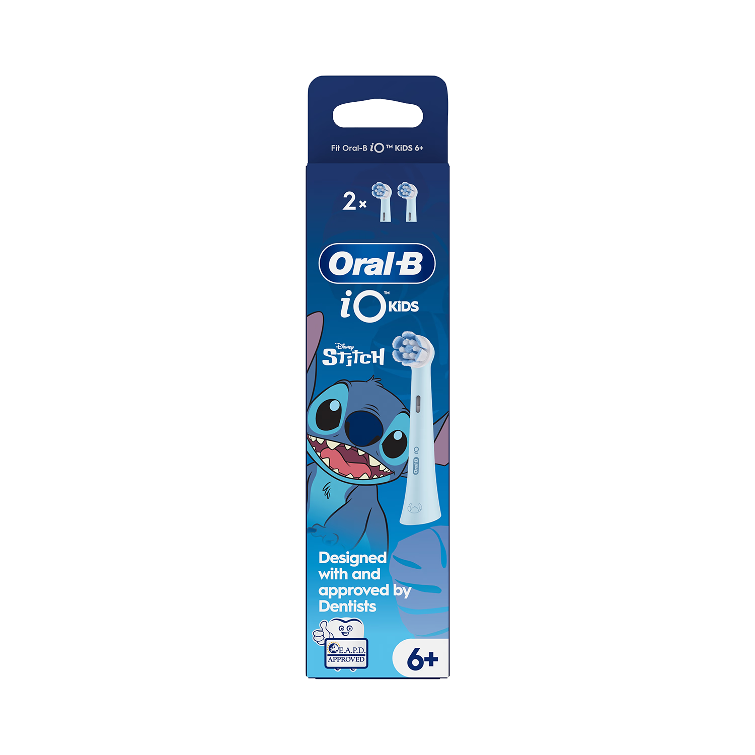 Oral-B iO Kids Stitch toothbrush head 2 pack - British product