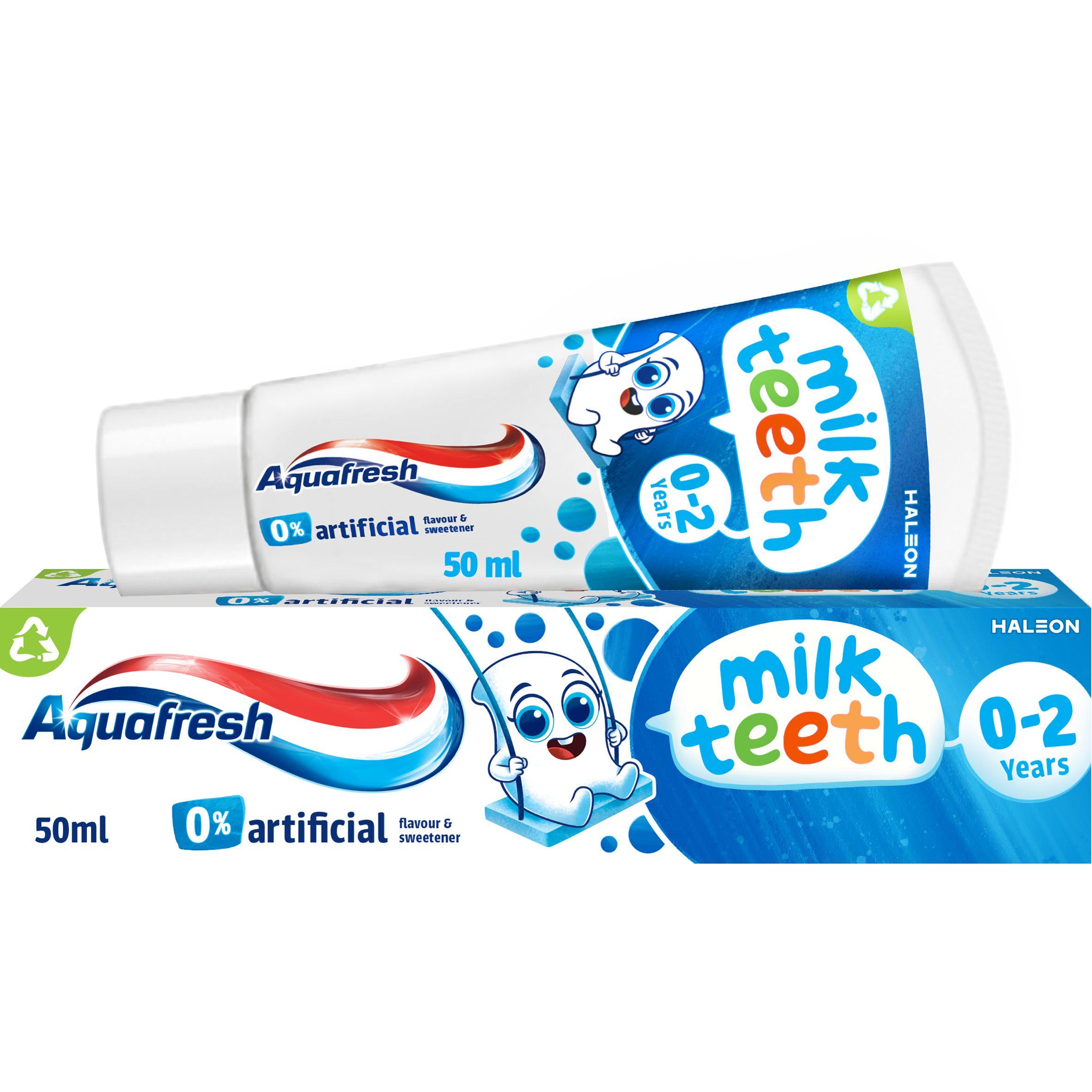 Aquafresh Milk Teeth Gentle Protection 0-2 Years Kids Toothpaste 50ml Age 0-2 Sainsburys   