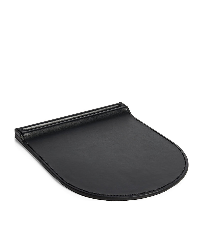 Ralph Lauren Home Brennan calfskin leather mouse pad 23.5cm - British product