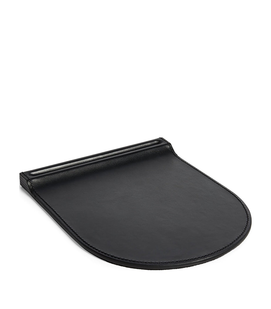 Ralph Lauren Home Brennan calfskin leather mouse pad 23.5cm - British product