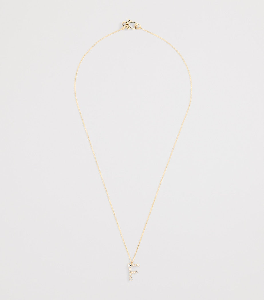 Sophie Bille Brahe yellow gold diamond Soprano F necklace, UK version