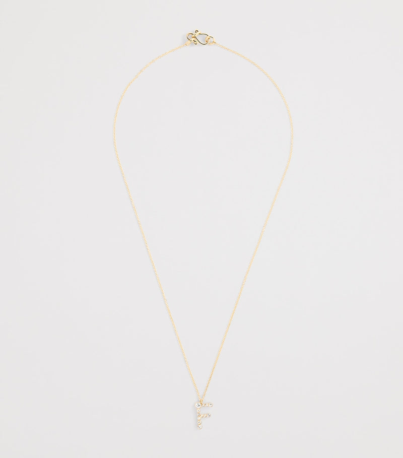 Sophie Bille Brahe yellow gold diamond Soprano F necklace, UK version