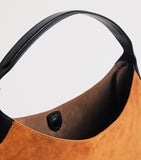 Polo Ralph Lauren large suede Polo ID shoulder bag, imported from the UK