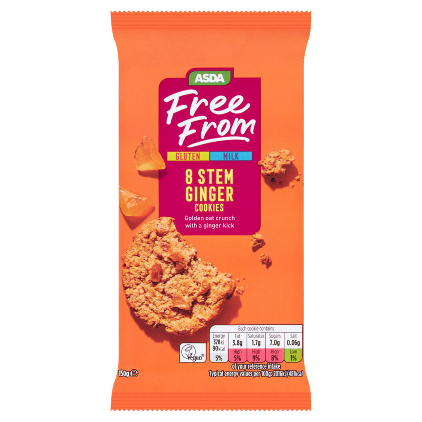 ASDA Free From Stem Ginger Cookies