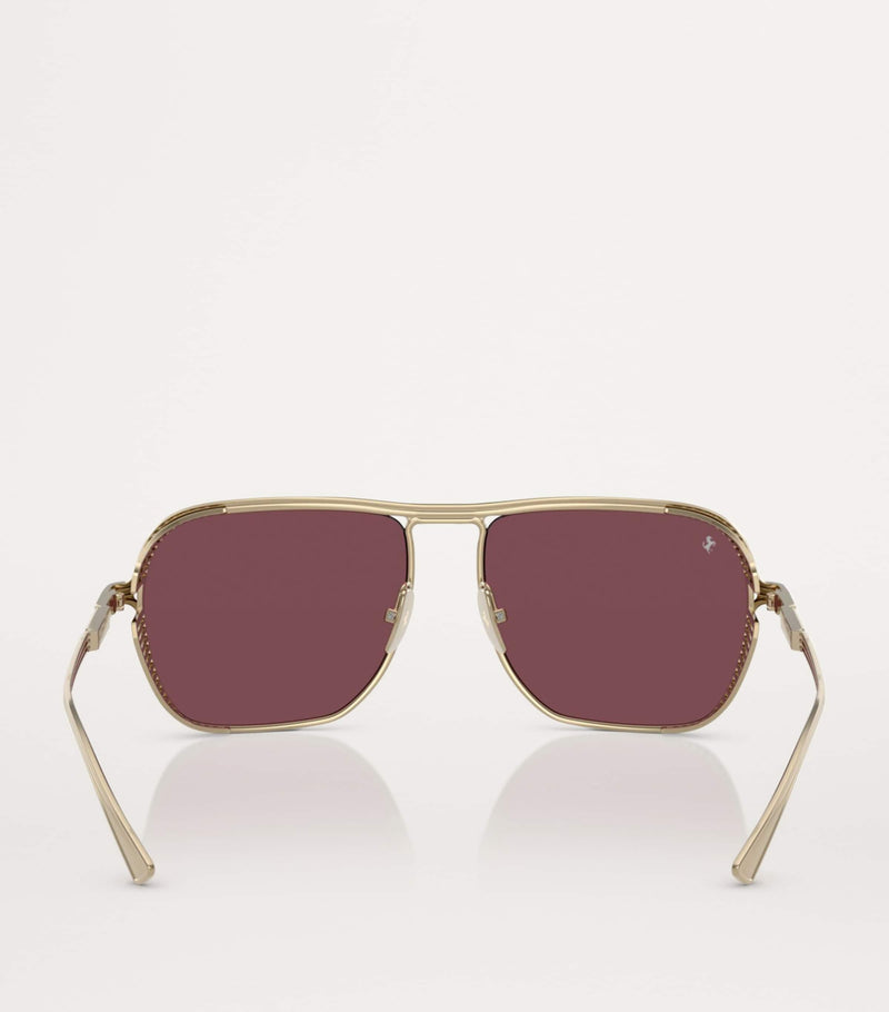 Ferrari logo-detail sunglasses titanium frame 0FH1014T (British brand)