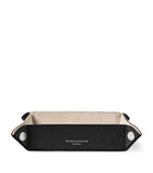 Aspinal of London Medium Leather Tidy Tray 20cm x 20cm - British product