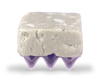 Lilac bar holder for shampoo bars, handmade jesmonite (British brand)
