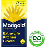 Marigold Extra Life Kitchen Gloves Large Accessories & Cleaning ASDA   