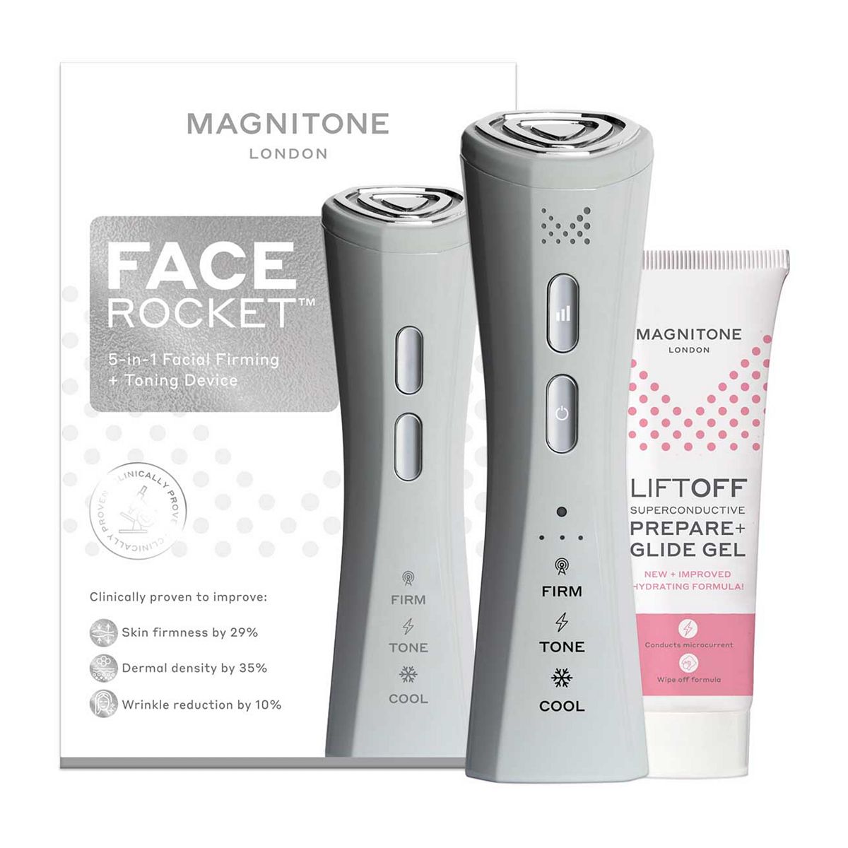 MAGNITONE FaceRocket 5-in-1 Facial Firming + Toning Device GOODS Boots   