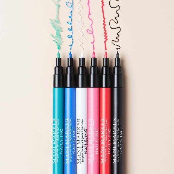 Nails.INC white mani marker nail art pen 3ml, imported from the UK