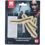 Smiffys latex claw wound prosthetic red (British brand)