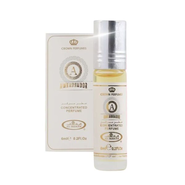 Al Rehab Ambassador Women perfume oil 6ml, imported from the UK