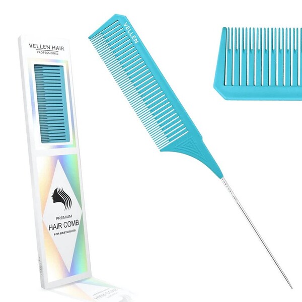 Vellen blue weave tail comb, UK version
