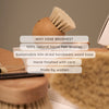 100% horse hair dry face brush natural bristles, UK version
