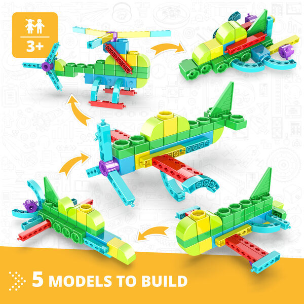Engino STEM LABS learning about aircrafts toy set, imported from the UK