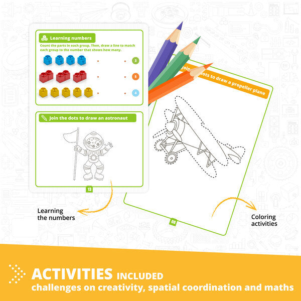 Engino STEM LABS learning about aircrafts toy set, imported from the UK