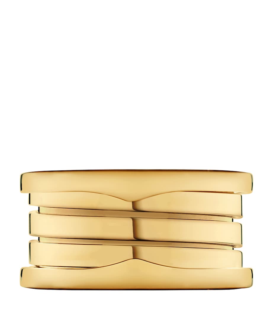 Bvlgari B.zero1 four-band ring in 18kt yellow gold (British brand)