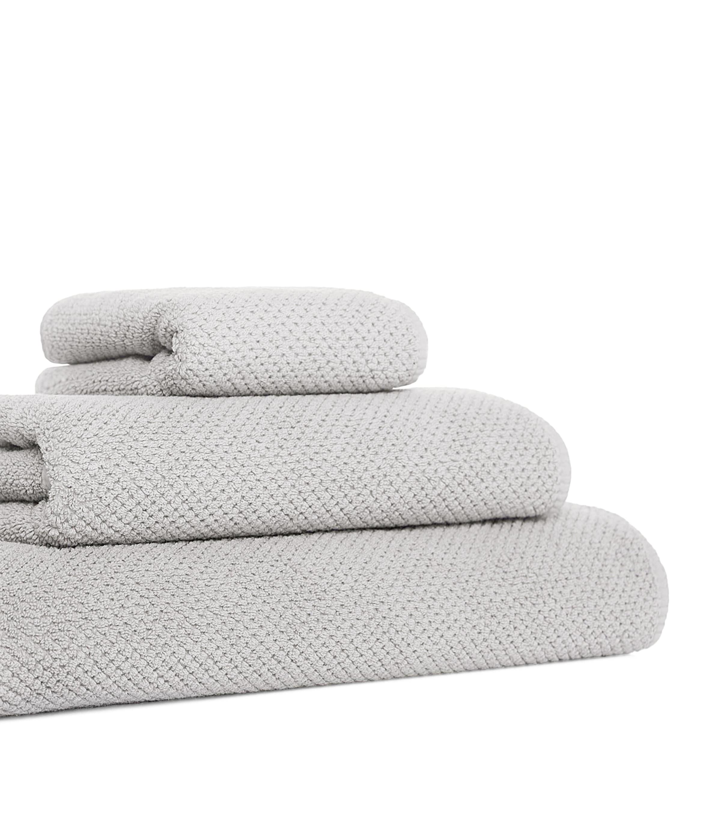 Honeycomb Weave Bath Sheet in Combed Cotton, 90cm x 180cm