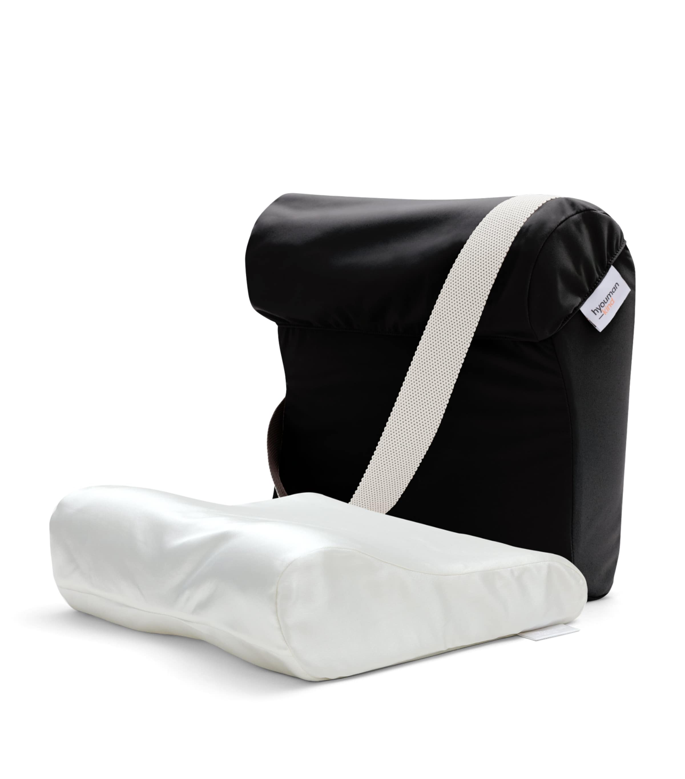 HYOUMANKIND Go Pillow with silk pillowcase 34cm x 32cm, UK version