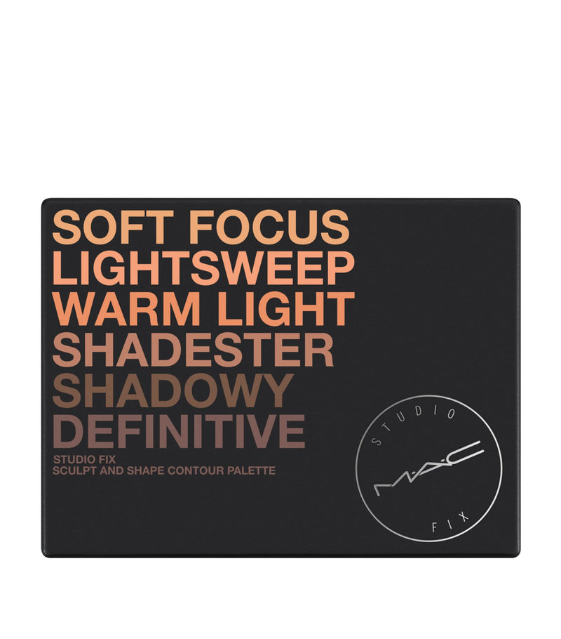 MAC contour palette with matte and shimmery powders, imported from the UK