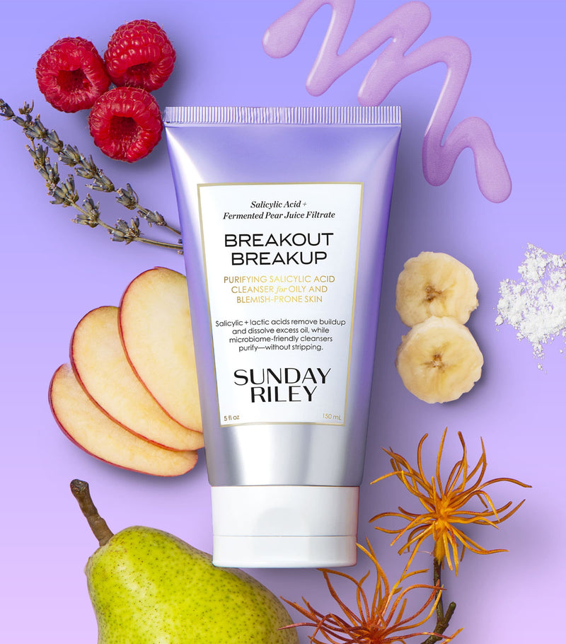 Sunday Riley Breakout Breakup Purifying Salicylic Acid Cleanser 150ml (British brand)