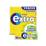 Extra Apple Flavour Sugarfree Chewing Gum Multipack 3 x 10 Pieces GOODS ASDA   