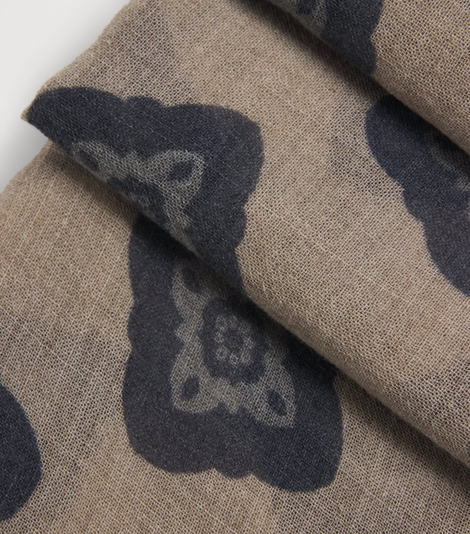 Giorgio Armani printed foulard 135cm, UK version