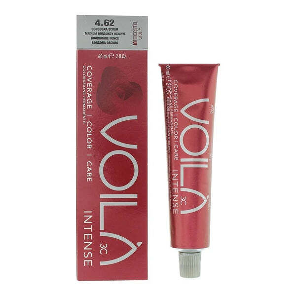 Intercosmo hair color medium burgundy brown 60ml, UK version