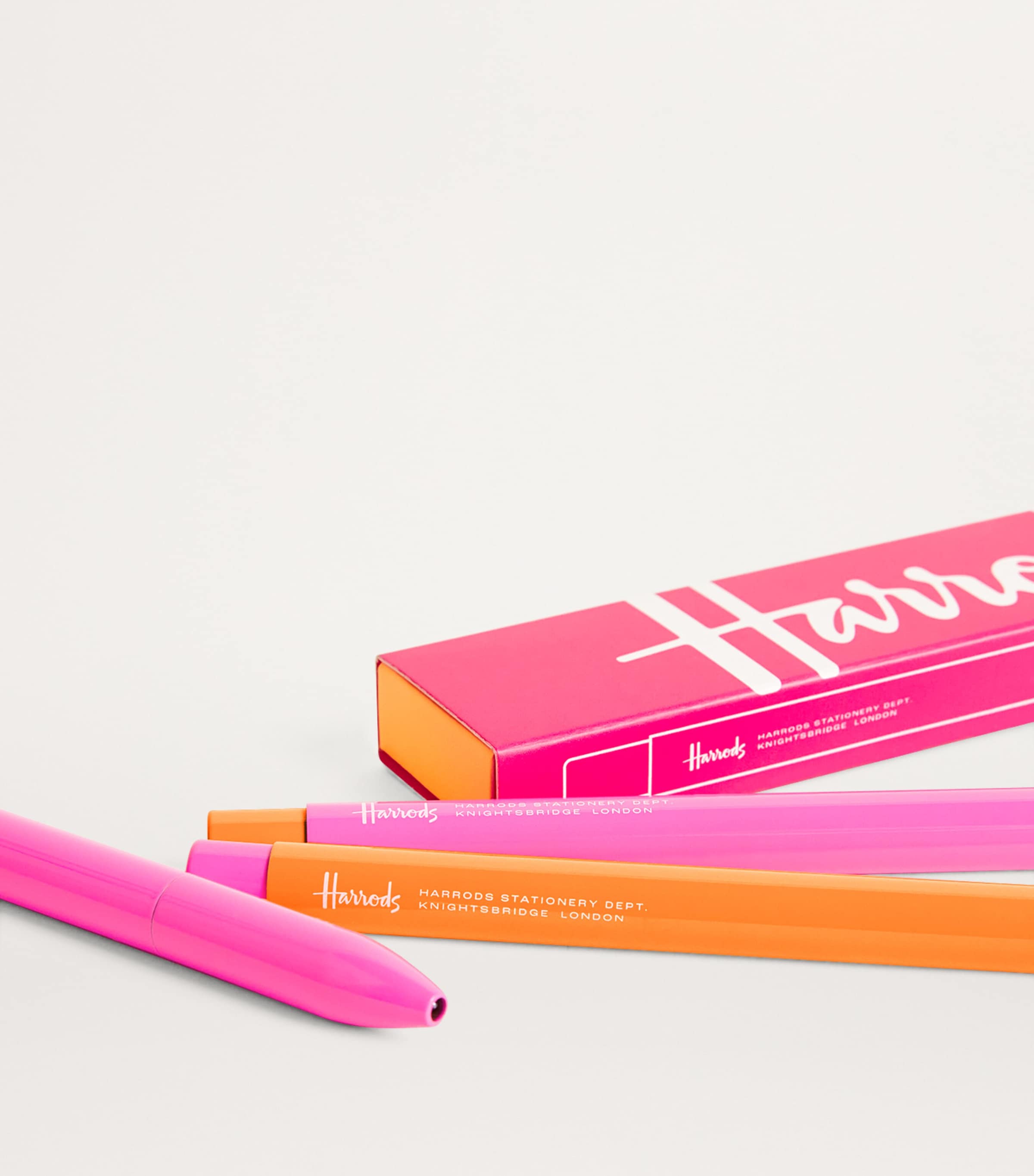 Harrods ballpoint pen set with logo, 3 pieces, UK version