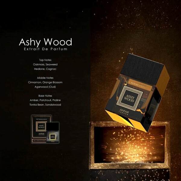Anfar Ashy Wood 100ml Extrait de Parfum Wood Series - British product