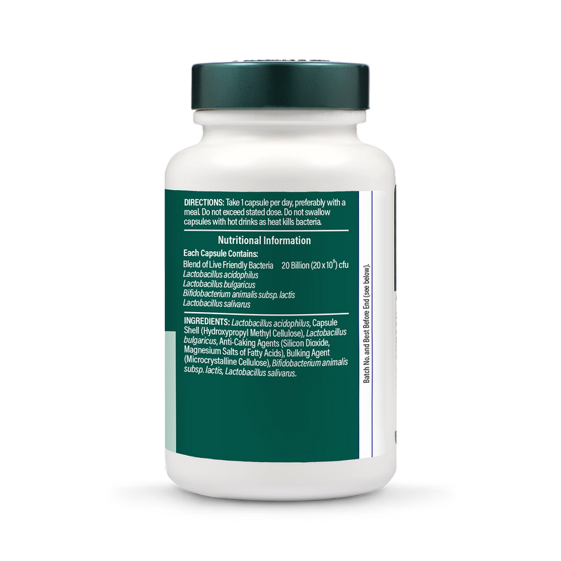 Holland & Barrett Live Friendly Bacteria 20 Billion 60 Capsules, UK version