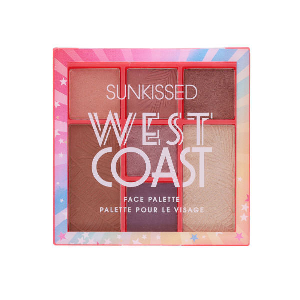 Sunkissed California Dreaming West Coast face palette, imported from the UK