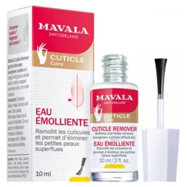 Mavala Cuticle Remover 10ml bottle, imported from the UK
