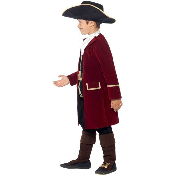 Smiffys Piratenkostüm für Kinder beinhaltet Jacke, Hose, Hut, Schal (britische Marke)