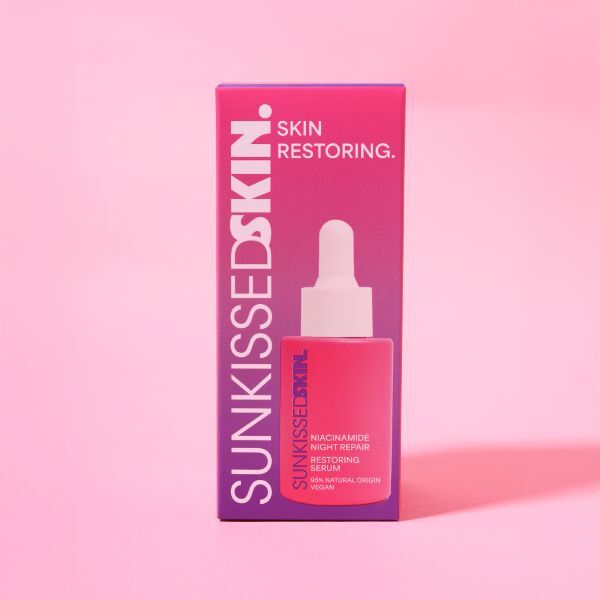 Sunkissed Night Repair Serum 30ml, imported from the UK