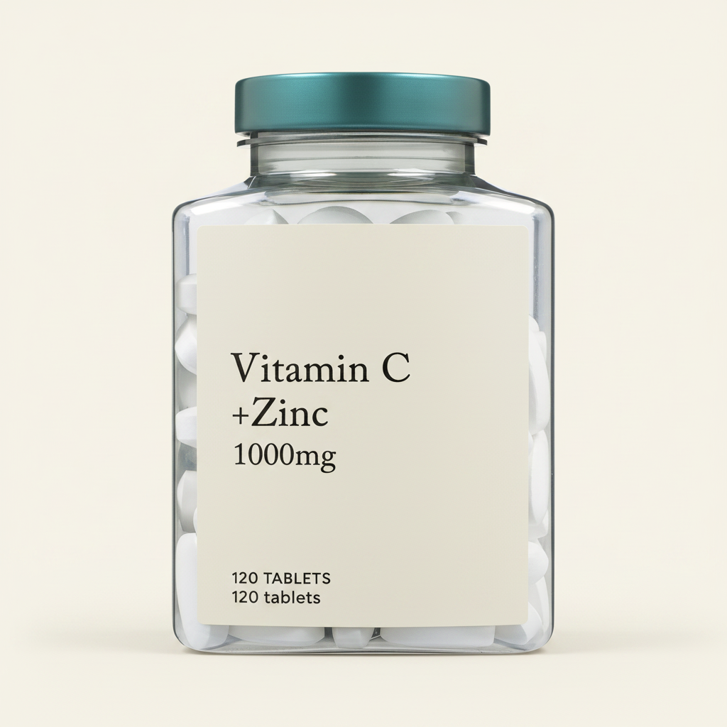 Holland & Barrett Vitamin C & Zinc 60 Tablets