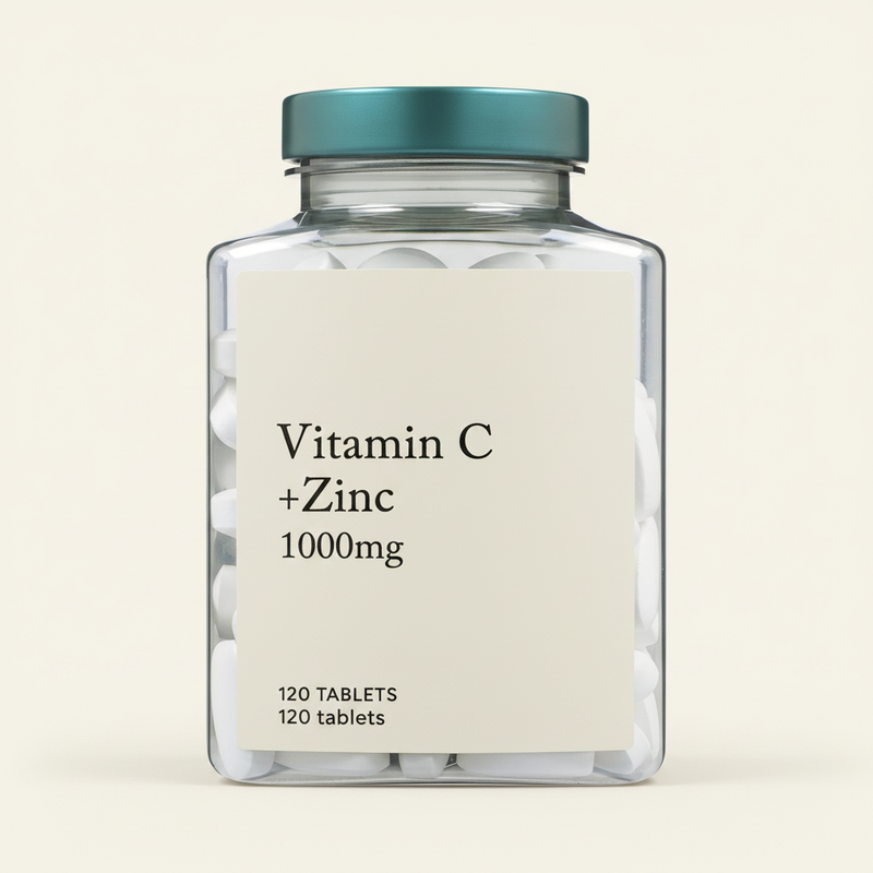 Holland & Barrett Vitamin C & Zinc 60 Tablets